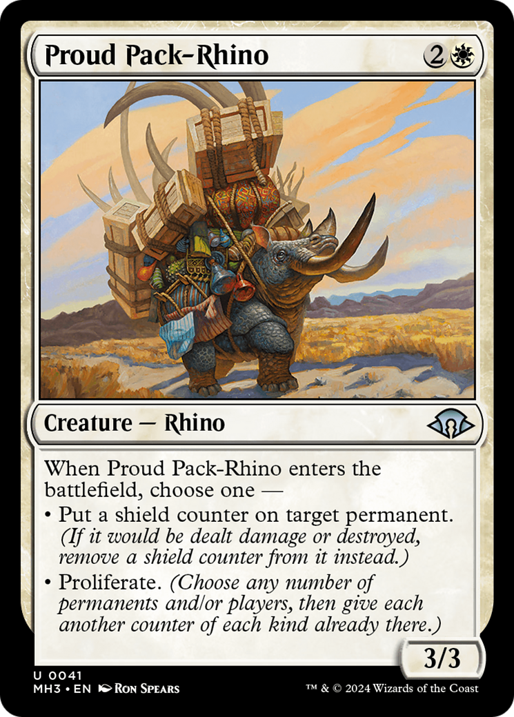 Proud Pack-Rhino [Modern Horizons 3] | Exor Games Dartmouth