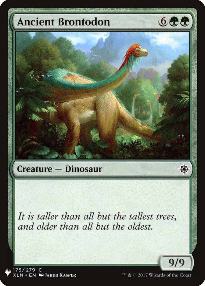 Ancient Brontodon [Mystery Booster] | Exor Games Dartmouth