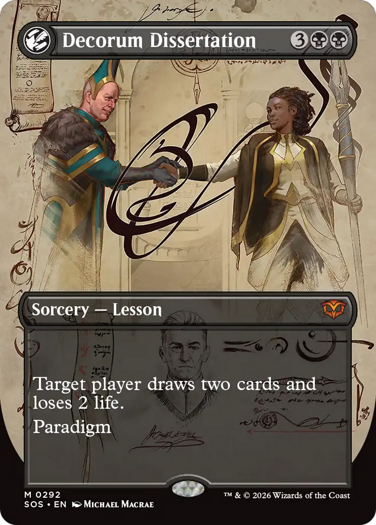 Decorum Dissertation (Borderless) [Secrets of Strixhaven] | Exor Games Dartmouth