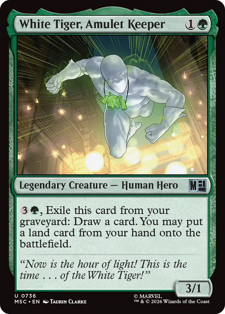 White Tiger, Amulet Keeper [Marvel Super Heroes Commander] | Exor Games Dartmouth