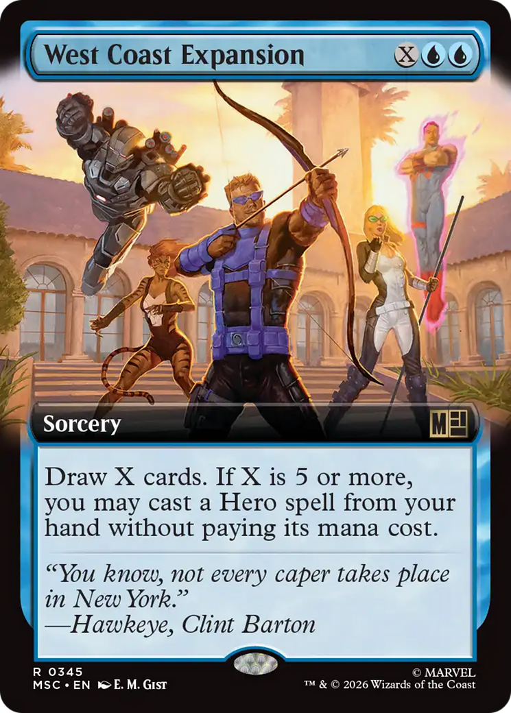 West Coast Expansion (Extended Art) [Marvel Super Heroes Commander] | Exor Games Dartmouth