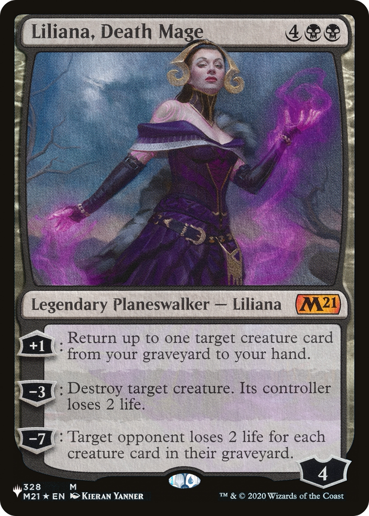 Liliana, Death Mage [The List Reprints] | Exor Games Dartmouth