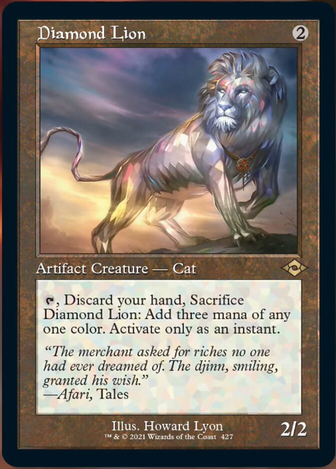 Diamond Lion (Retro Foil Etched) [Modern Horizons 2] | Exor Games Dartmouth