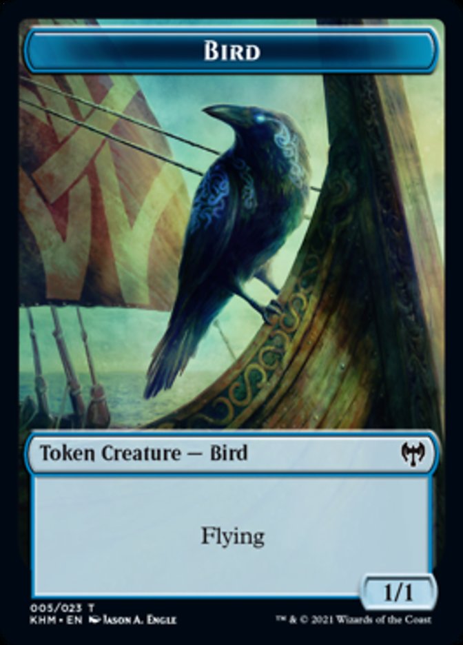 Bird Token [Kaldheim Tokens] | Exor Games Dartmouth