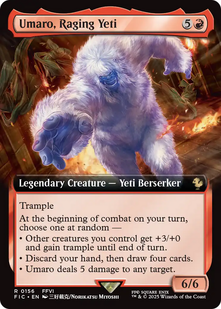 Umaro, Raging Yeti (Extended Art) [FINAL FANTASY Commander] | Exor Games Dartmouth