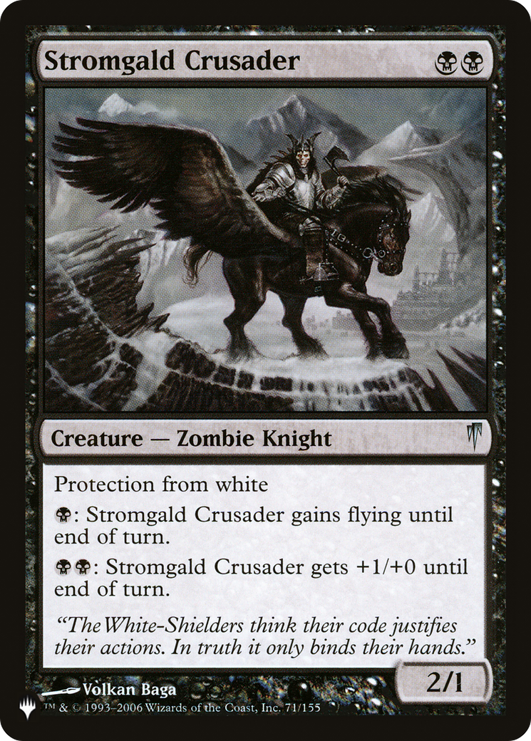 Stromgald Crusader [The List Reprints] | Exor Games Dartmouth