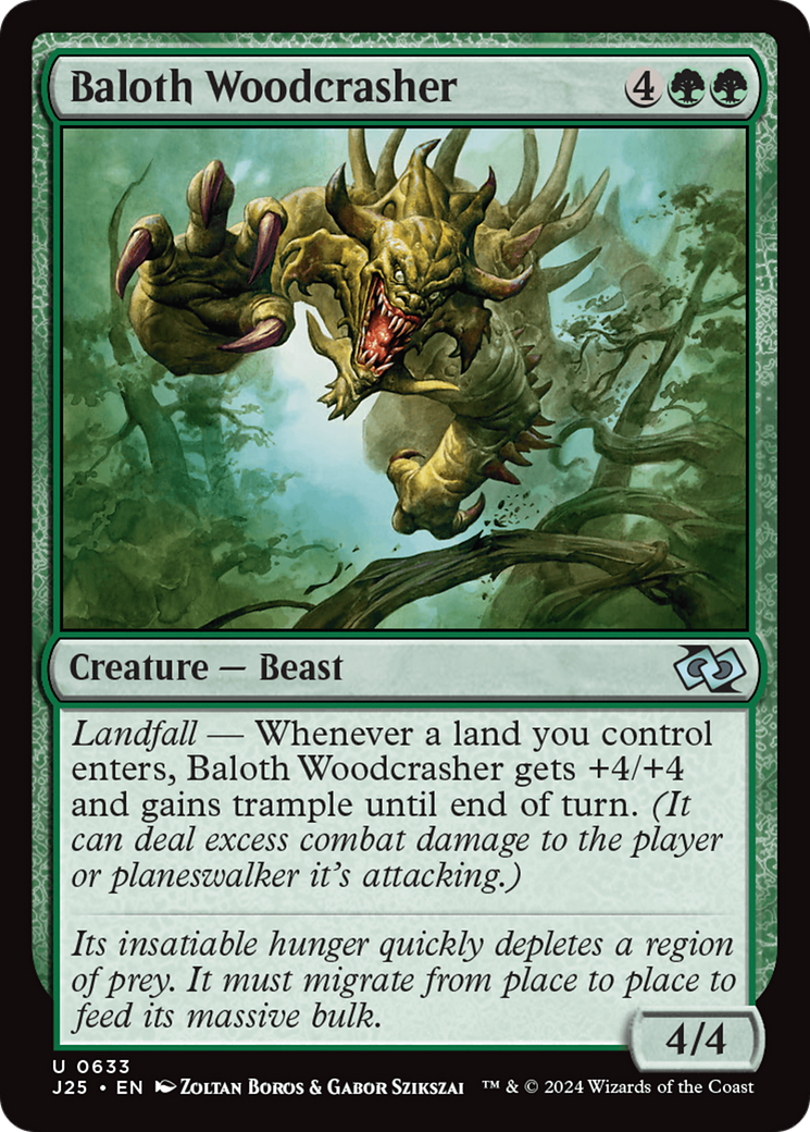 Baloth Woodcrasher [Foundations Jumpstart] | Exor Games Dartmouth