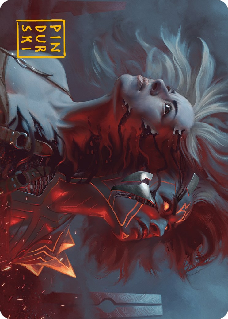 Thrill of Possibility Art Card (Gold-Stamped Signature) [Phyrexia: All Will Be One Art Series] | Exor Games Dartmouth