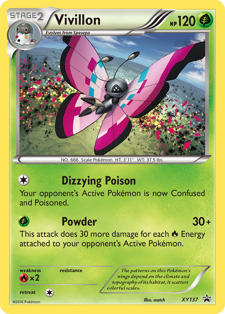 Vivillon (XY137) [XY: Black Star Promos] | Exor Games Dartmouth