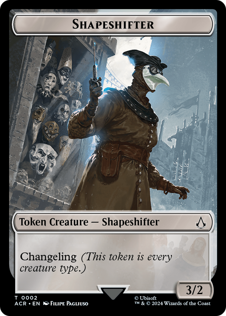 Shapeshifter Token [Assassin's Creed Tokens] | Exor Games Dartmouth