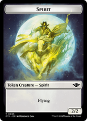Treasure // Spirit Double-Sided Token [Outlaws of Thunder Junction Tokens] | Exor Games Dartmouth