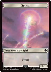 Spirit // Hero (0002) Double-Sided Token [FINAL FANTASY Commander Tokens] | Exor Games Dartmouth