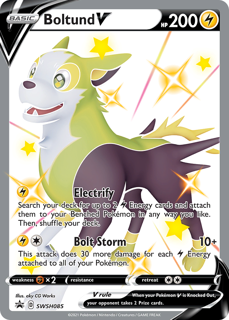 Boltund V (SWSH085) (Jumbo Card) [Sword & Shield: Black Star Promos] | Exor Games Dartmouth