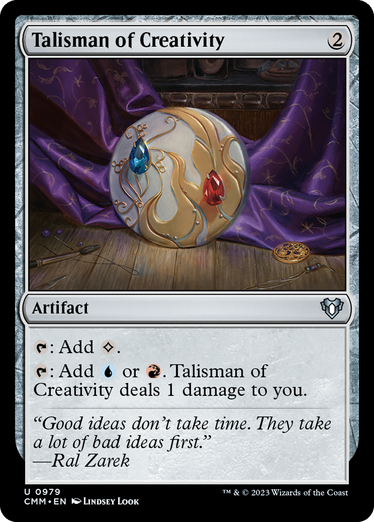 Talisman of Creativity [Commander Masters] | Exor Games Dartmouth