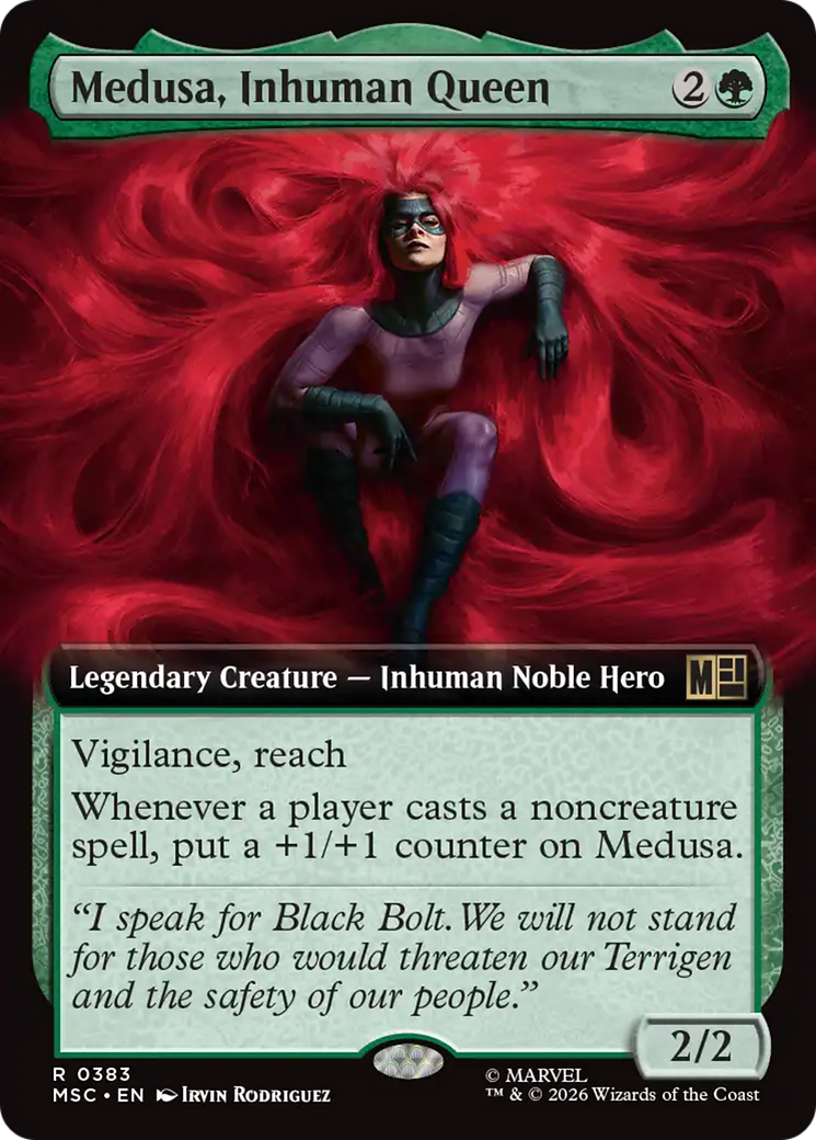 Medusa, Inhuman Queen (Extended Art) [Marvel Super Heroes Commander] | Exor Games Dartmouth