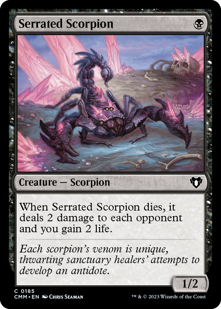 Serrated Scorpion [Commander Masters] | Exor Games Dartmouth