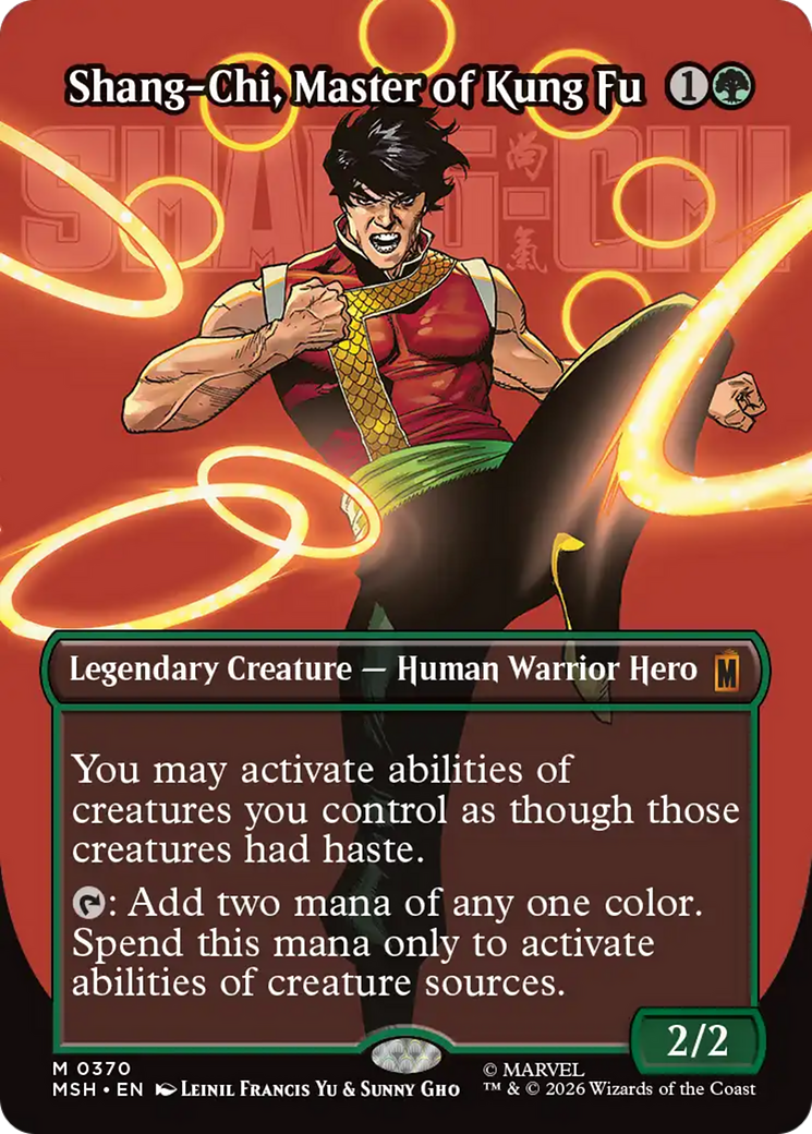 Shang-Chi, Master of Kung Fu (Borderless) (0370) [Marvel Super Heroes] | Exor Games Dartmouth