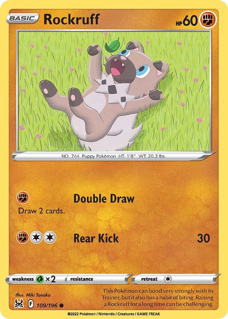 Rockruff (109/196) [Sword & Shield: Lost Origin] | Exor Games Dartmouth