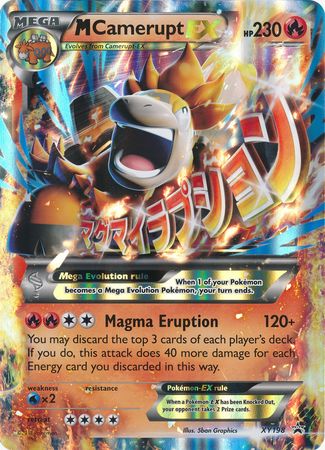 M Camerupt EX (XY198) (Jumbo Card) [XY: Black Star Promos] | Exor Games Dartmouth