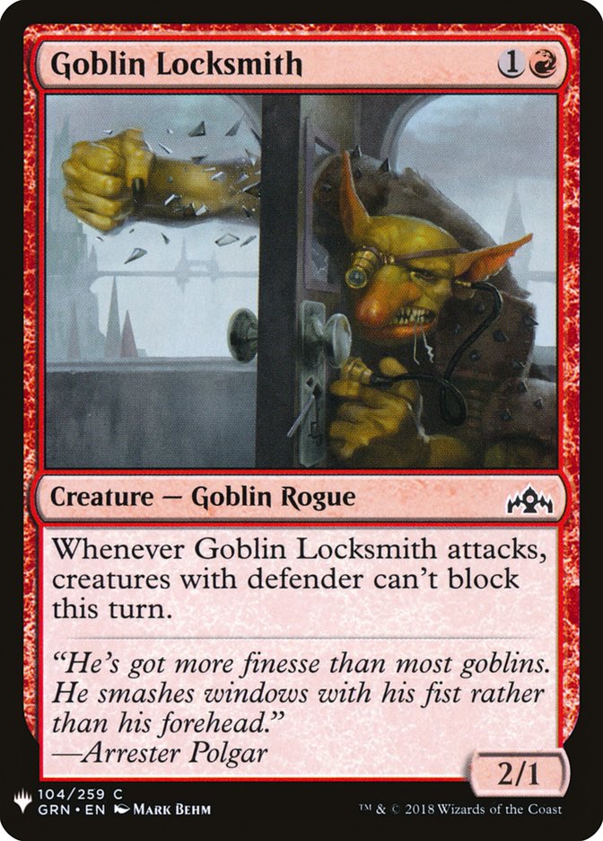 Goblin Locksmith [Mystery Booster] | Exor Games Dartmouth