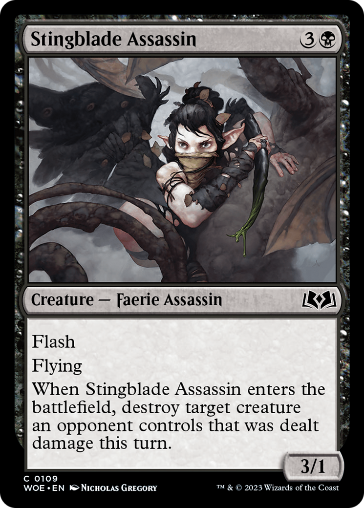 Stingblade Assassin [Wilds of Eldraine] | Exor Games Dartmouth