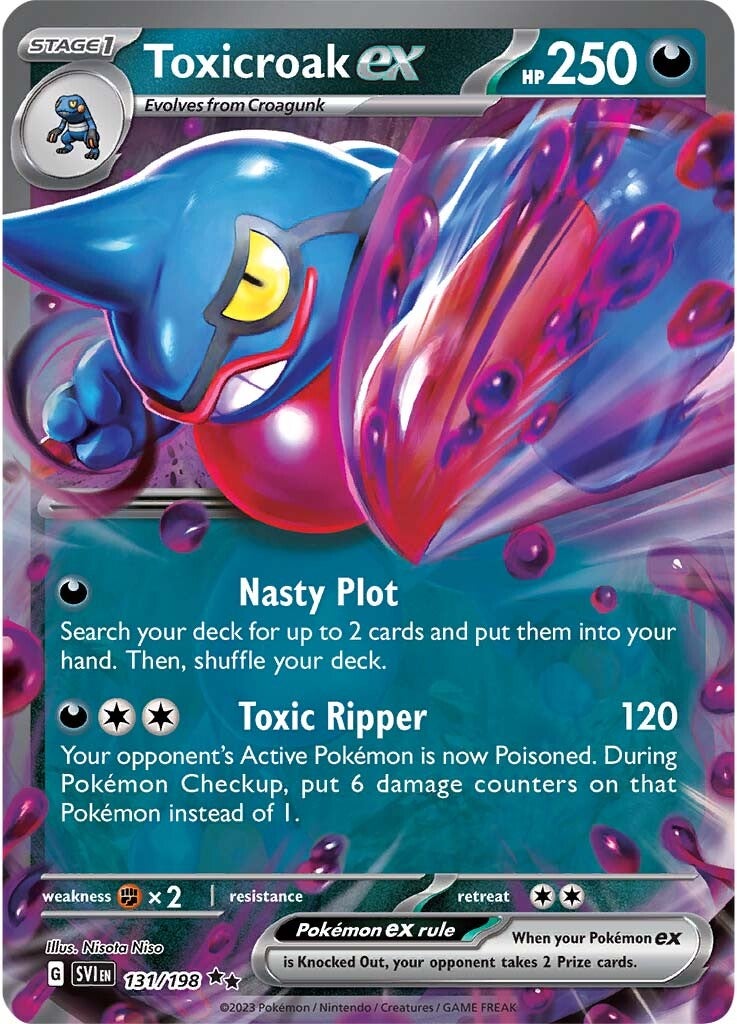 Toxicroak ex (131/198) [Scarlet & Violet: Base Set] | Exor Games Dartmouth