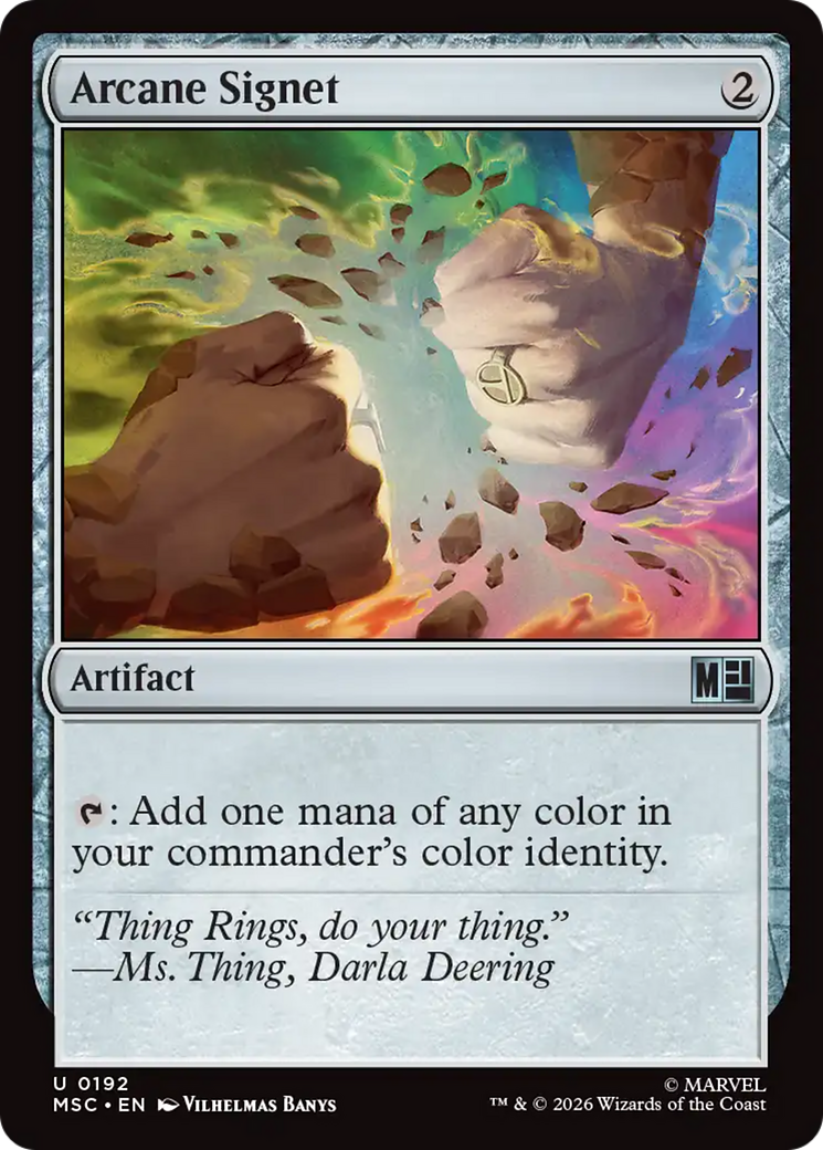 Arcane Signet (0192) [Marvel Super Heroes Commander] | Exor Games Dartmouth