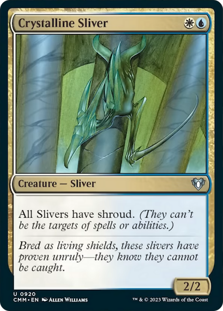 Crystalline Sliver [Commander Masters] | Exor Games Dartmouth