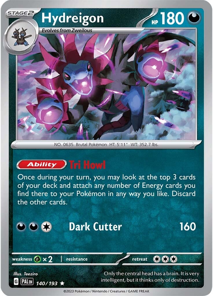 Hydreigon (140/193) [Scarlet & Violet: Paldea Evolved] | Exor Games Dartmouth