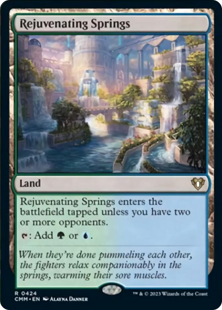 Rejuvenating Springs [Commander Masters] | Exor Games Dartmouth