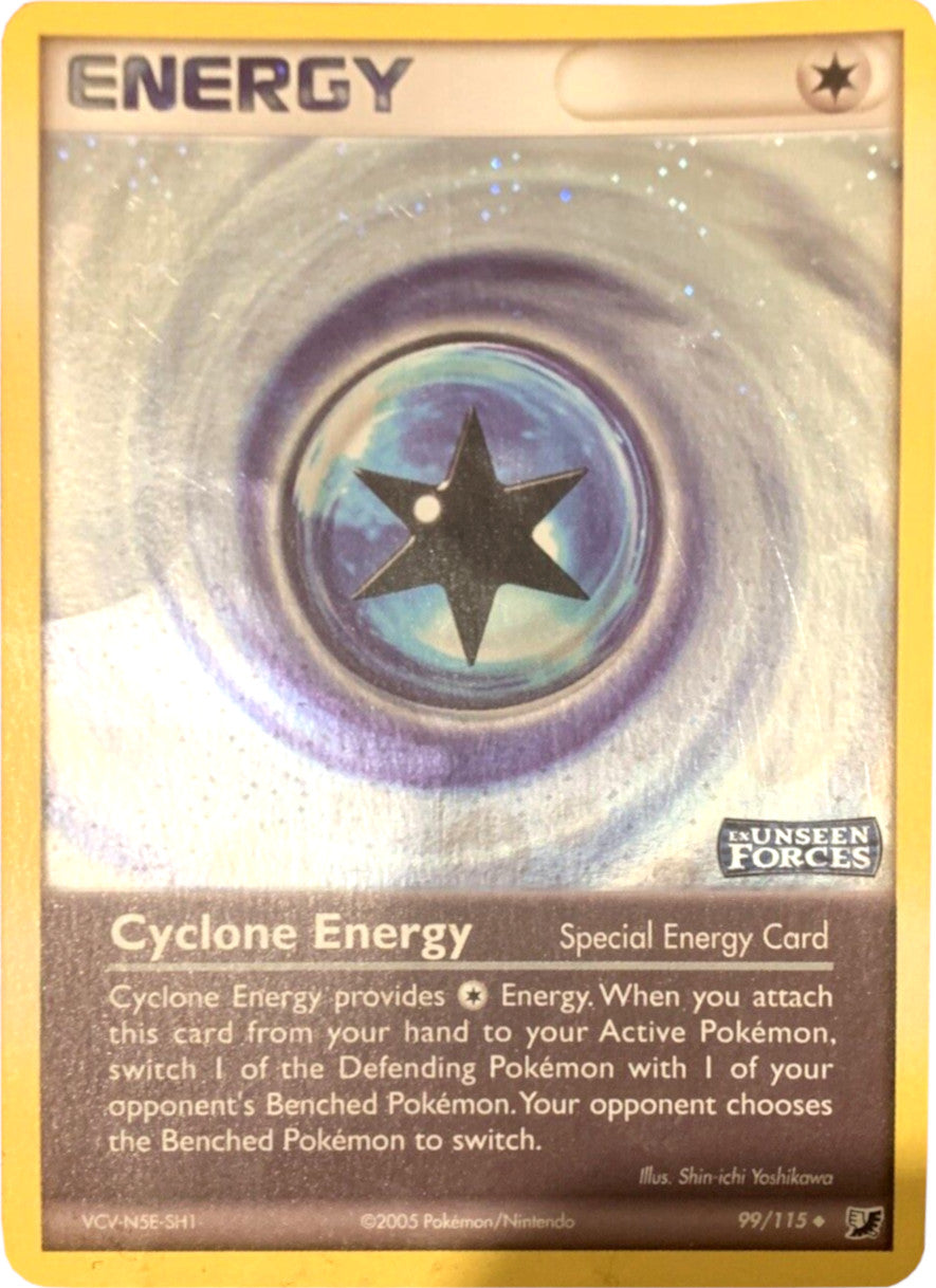 Cyclone Energy (99/115) (Stamped) [EX: Unseen Forces] | Exor Games Dartmouth