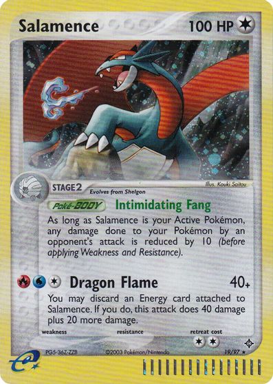 Salamence (19/97) (League Promo 2004) [League & Championship Cards] | Exor Games Dartmouth