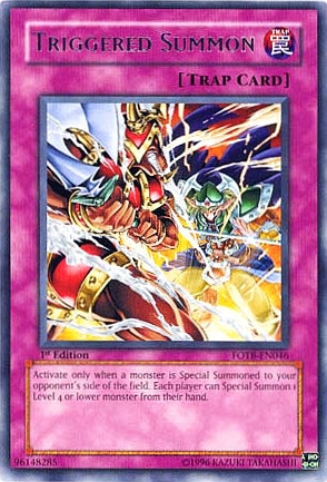 Triggered Summon [FOTB-EN046] Rare | Exor Games Dartmouth
