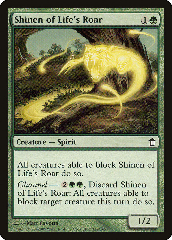 Shinen of Life's Roar [Saviors of Kamigawa] | Exor Games Dartmouth