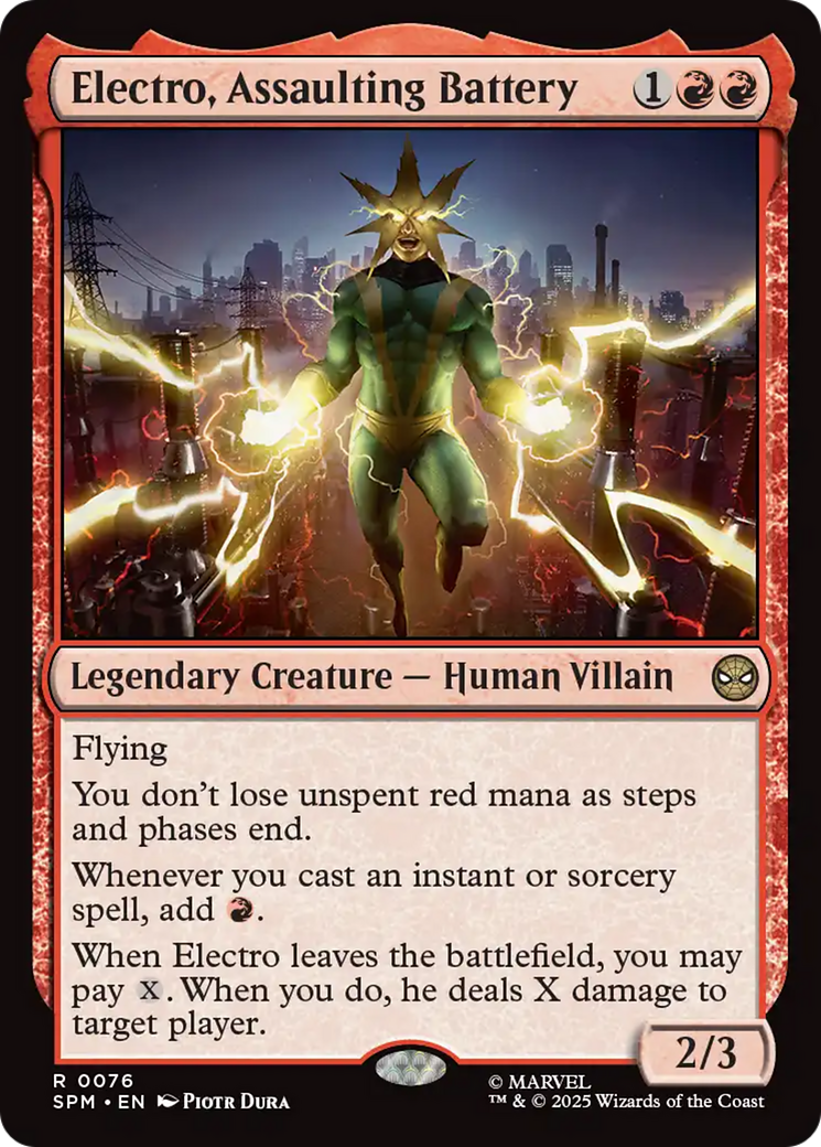Electro, Assaulting Battery [Marvel's Spider-Man] | Exor Games Dartmouth