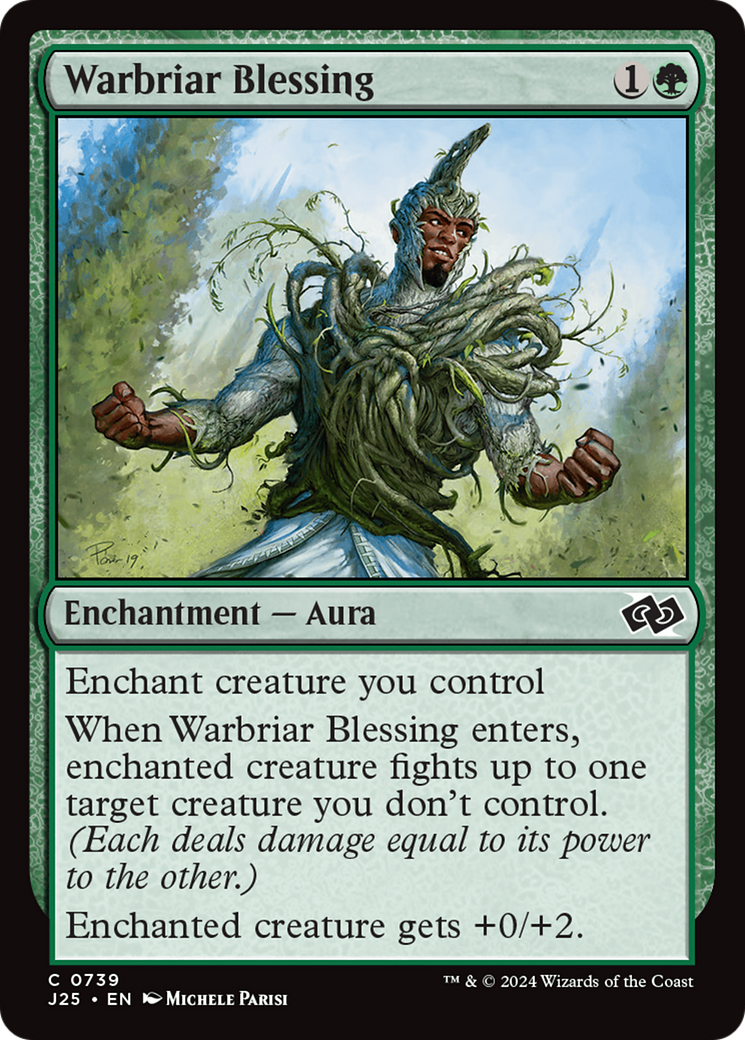 Warbriar Blessing [Foundations Jumpstart] | Exor Games Dartmouth