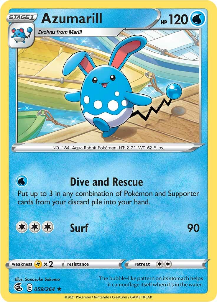 Azumarill (059/264) [Sword & Shield: Fusion Strike] | Exor Games Dartmouth