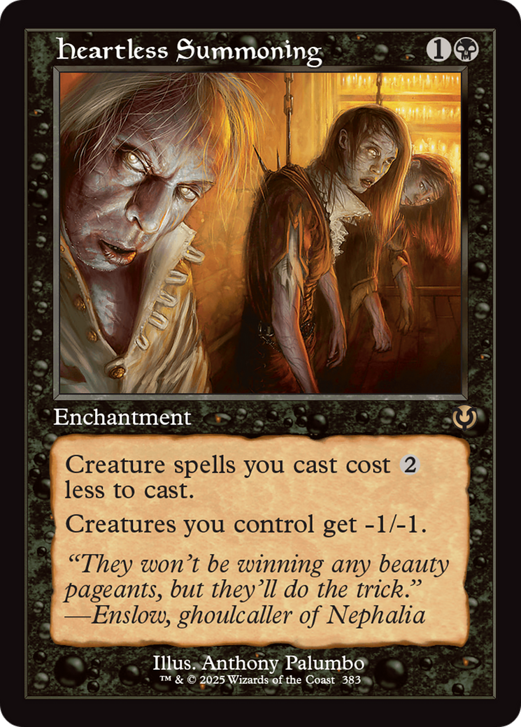 Heartless Summoning (Retro Frame) [Innistrad Remastered] | Exor Games Dartmouth