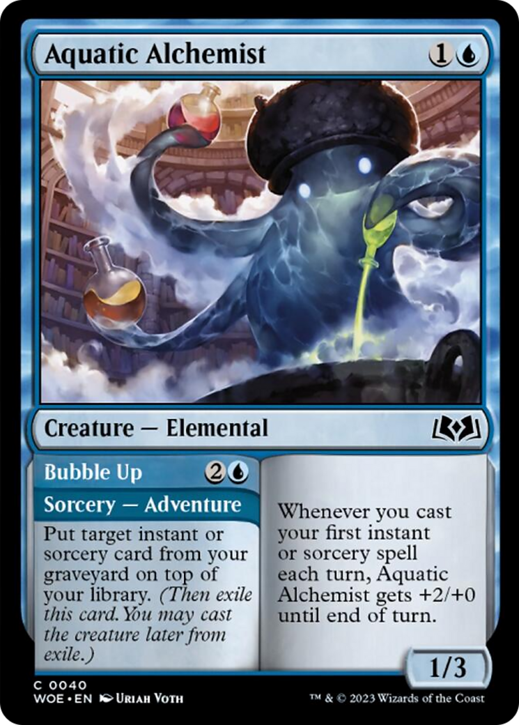 Aquatic Alchemist // Bubble Up [Wilds of Eldraine] | Exor Games Dartmouth