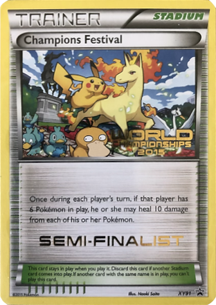 Champions Festival (XY91) (2015 Semi-Finalist) [XY: Black Star Promos] | Exor Games Dartmouth