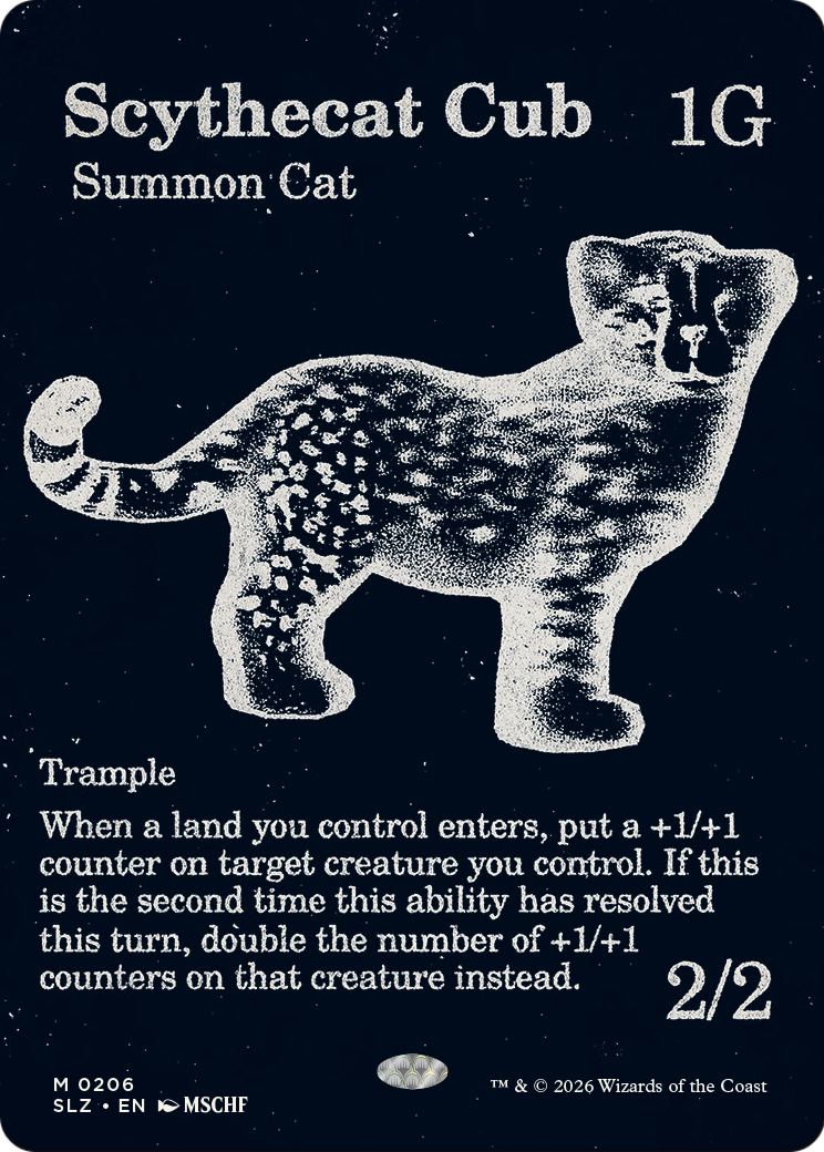 Scythecat Cub (0206) [Secret Lair x MSCHF: The Zeta Set] | Exor Games Dartmouth