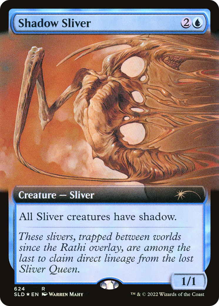 Shadow Sliver (Extended Art) [Secret Lair Drop Promos] | Exor Games Dartmouth