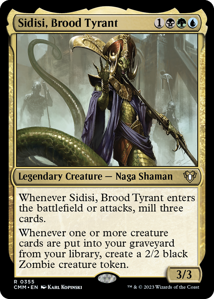 Sidisi, Brood Tyrant [Commander Masters] | Exor Games Dartmouth