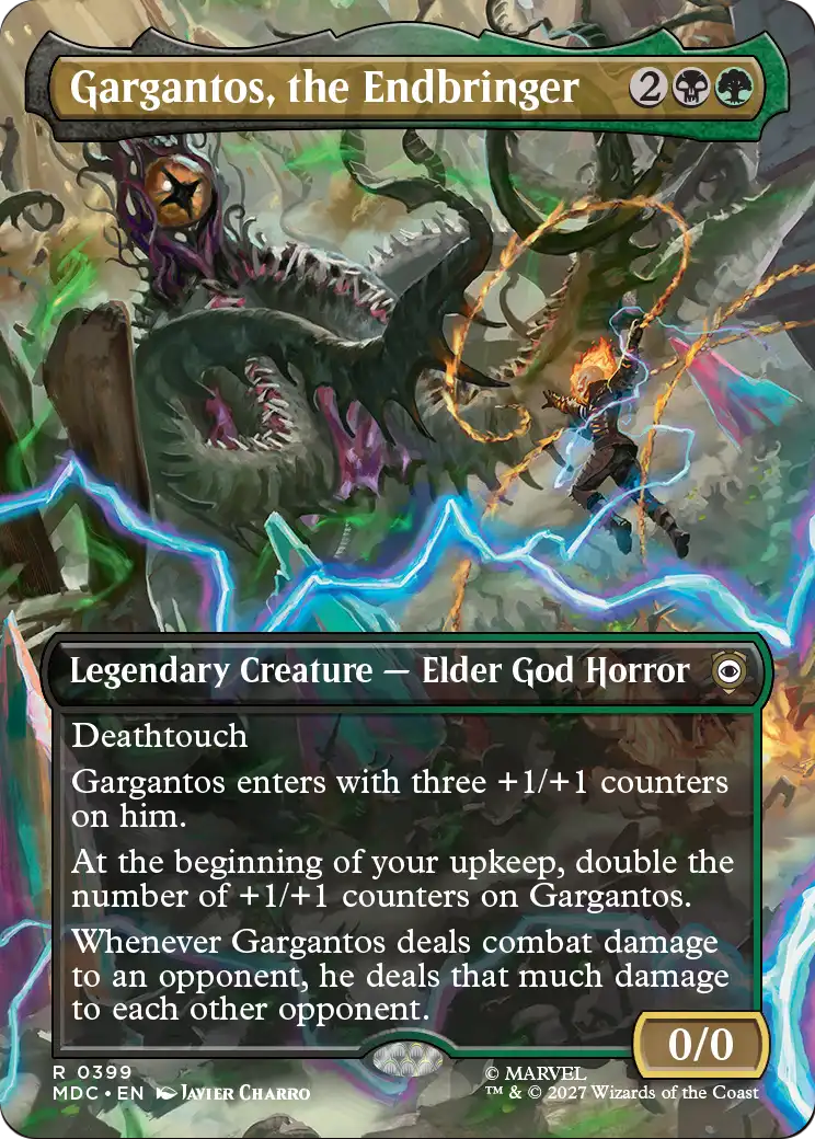 Gargantos, the Endbringer (Borderless) [Marvel: Darkhold Destiny Commander] | Exor Games Dartmouth
