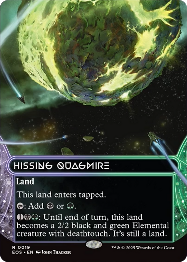 Hissing Quagmire (0019) (Borderless) [Edge of Eternities: Stellar Sights] | Exor Games Dartmouth