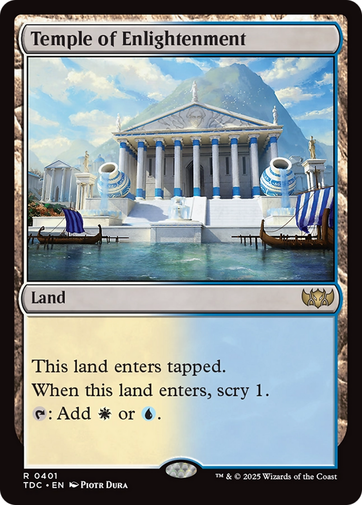 Temple of Enlightenment [Tarkir: Dragonstorm Commander] | Exor Games Dartmouth