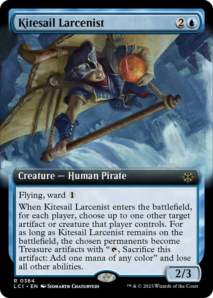 Kitesail Larcenist (Extended Art) [The Lost Caverns of Ixalan] | Exor Games Dartmouth