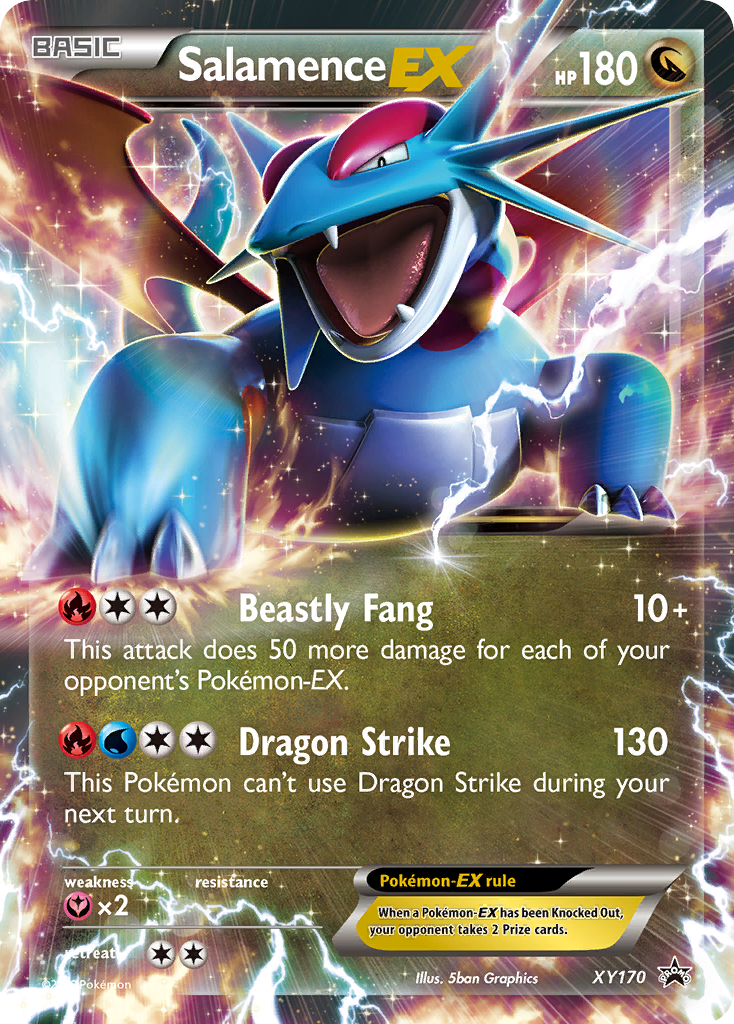 Salamence EX (XY170) [XY: Black Star Promos] | Exor Games Dartmouth