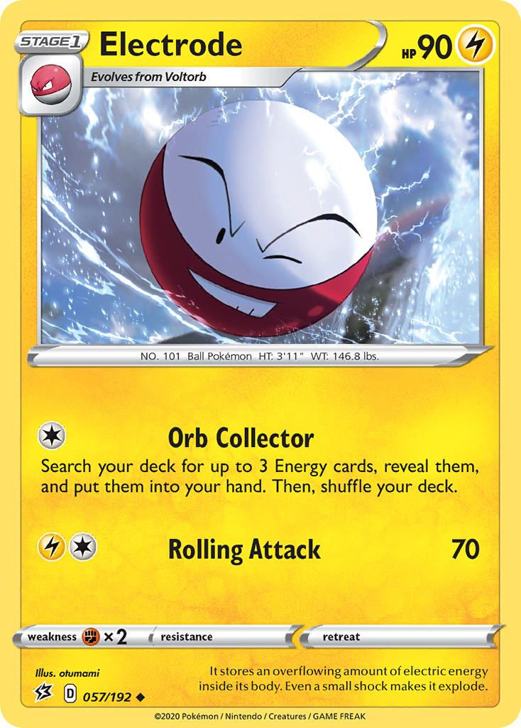 Electrode (057/192) [Sword & Shield: Rebel Clash] | Exor Games Dartmouth