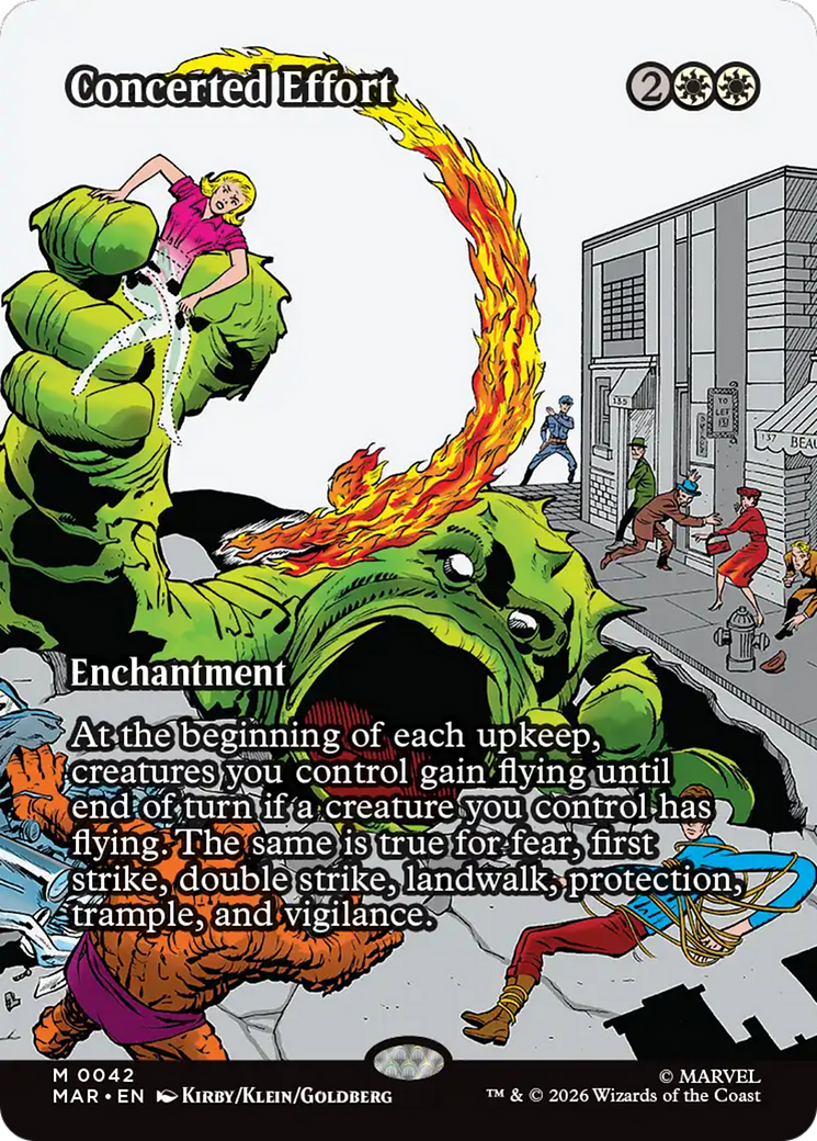 Concerted Effort (Borderless) [Marvel Universe: Eternal-Legal] | Exor Games Dartmouth